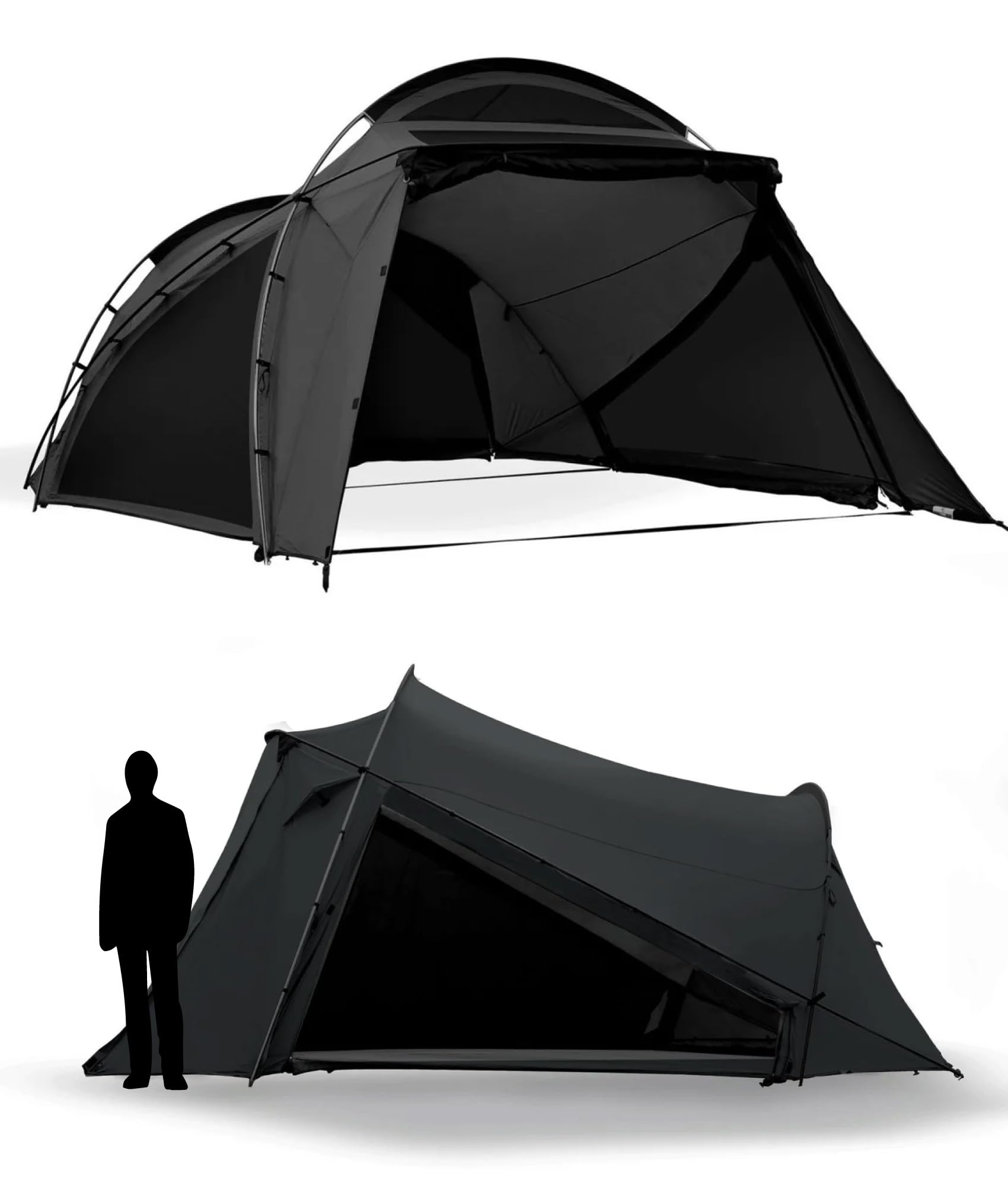 Amazon.co.jp: TOKYO CRAFTS テンビ シェルター テント 4人用 自立式 3